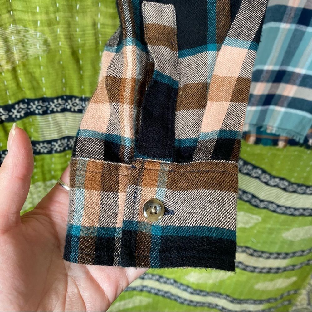 Rails Heathrow Mixed Plaid Brando Button Down Shi… - image 6